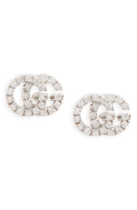 gucci stud earrings sale|gucci men's diamond stud earrings.